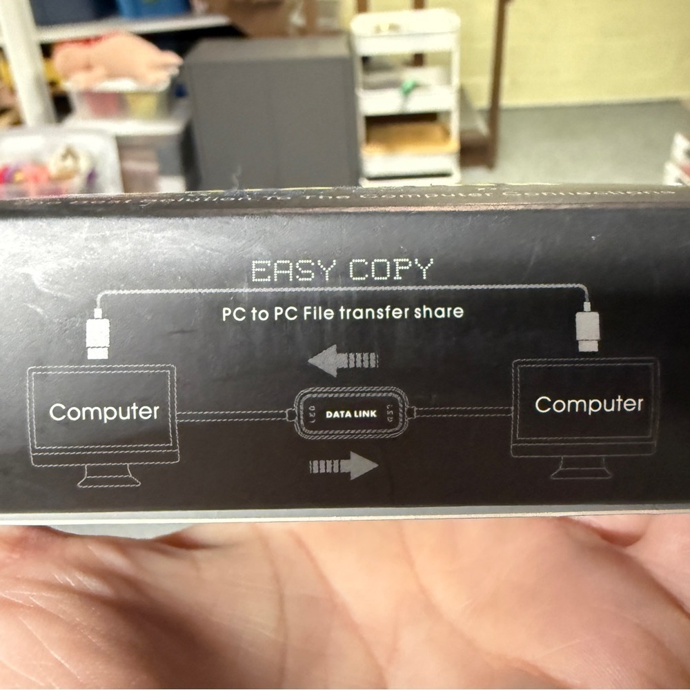 Easy Copy USB Data Transfer Cable - Black - Picture 6 of 8